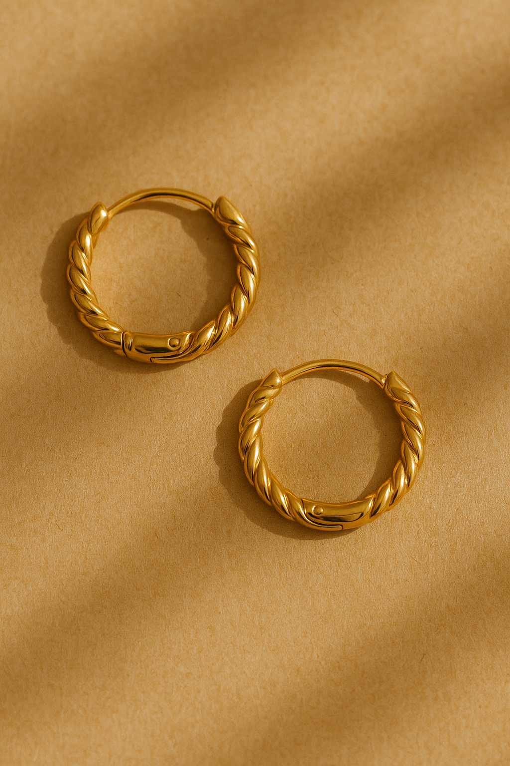 Aretes Grecia - Acero Inoxidable bañado en oro de 18K