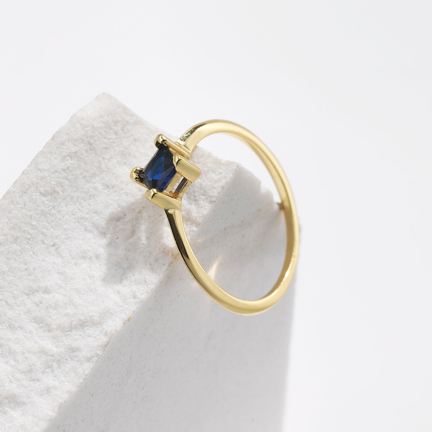 Anillo Lady - Plata 925 bañado en oro de 14k